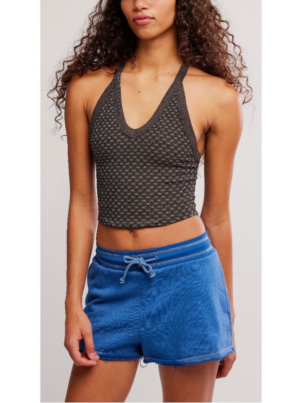 9375. Free People All Clear V Neck Jacquard Cami - Picture 3 of 6